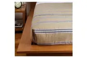 Hudson Easycare Polyester Cotton Stripe Latte Comforter by Jason