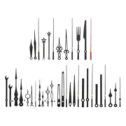 14 Sets Pour Clock Hands for Surprising Decorative Effect Movement Replacements