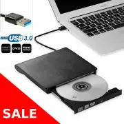 DVD CD RW USB External CD RW Disc Burner Drive Reader Windows 7 10 11 Laptop PC