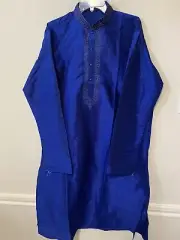 Pakistani Jacquard Silk Kurta Pajama For Mens Indian Party Wear Kurta Pajama Set