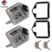 AU With Keys 2X T Handle Locks Tool Box STAINLESS STEEL Camper Trailer UTE NEW