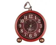 5 Inches Retro Electronic Alarm Clock Red Creative Clock Decoration Bedroom Decorative Table Clock