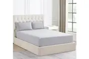 Ddecor Home 1500 Thread count Premium Cotton Blend Combo Set Silver