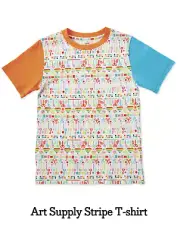 Kids Art Supply Stripe Tee