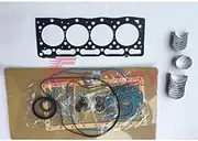 for kubota Overhaul Gasket V1305 Rebuild kit Main conrod Bearing + Piston Ring