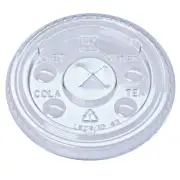 Fabri-Kal LKC910 Kal-Clear/Nexclear Drink Cup Lids - Clear (2500/Carton) New