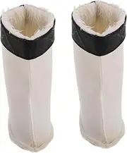 Kisangel Men's Rain Boot Liners Warm Boot Socks Detachable Warm Liner for Cold Weather Boot Liners Warm