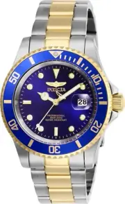 INVICTA Pro Diver Men's 40mm Two Tone Quartz Metal bracelet Watch