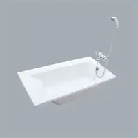 在飛比找樂天市場購物網優惠-HCG無牆壓克力浴缸(不含水龍頭)150x75x42cm /