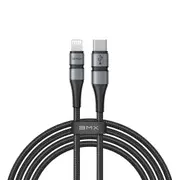 Double-Deck Mfi Certified Cable Type-C To Lightning Pd 18W Length 1.8M(Black)