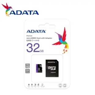 威剛 ADATA microSDHC UHS-l  CLASS10 32GB記憶卡