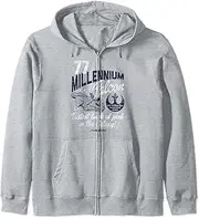 [STAR WARS] Millennium Falcon Fastest Hunk Of Junk Zip Hoodie