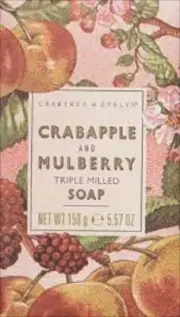 Crabtree Evelyn Crabapple and Mulberry Triple Milled Soap 5.57 oz NIB