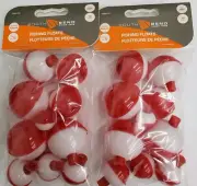 2-10PK Fishing Snap on Round Float Assortment Bobbers Southbend 20 Bobbers | A5