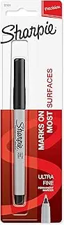 Sharpie Permanent Marker, Ultra Fine Point, Black, 1 Count