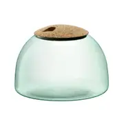 LSA International 16.5cm Canopy Closed Garden Glass Planter Home Decor Clear