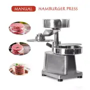 Manual Hamburger Press Burger Meat Beef Grill Patty Maker Mould Dia 150mm