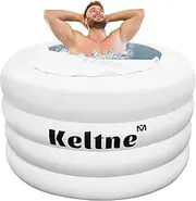 XL Large Ice Bath Tub for Athletes, Inflatable 105 Gallons(400L) Cold Plunge Tub for Adults, Portable Freestanding Ice Barrel with Zipper Cover for Home, Gardens, Gyms, Cold Water Therapy and Recovery