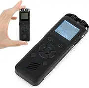 16GB Digital Voice Recorder Voice Activated o Recording with Playback MP3 Music Player 72hrs Recording Device Support Password for Lectures Meetings Class Interview Micro USB Port