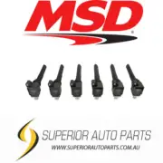 MSD Ignition Coil - Ford EcoBoost - 3.5L V6 - Black - 6-Pack 827063