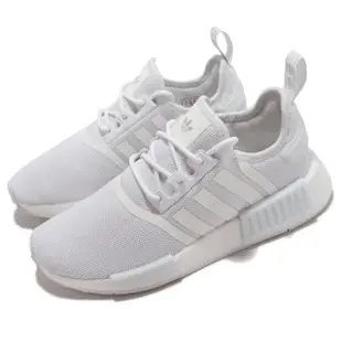 【adidas 愛迪達】休閒鞋 NMD_R1 Primeblue 女鞋 愛迪達 襪套 Boost避震 舒適 穿搭 全白(GX8313)