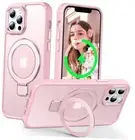 for iPhone 16 Plus Case Built-in Invisible For iPhone 16 Plus 6.7 inch Pink