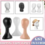 1/2PCS Men Women Mannequin Head Stand Model Wig Hat Scarf Display Foam Manikin