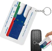 Tire Depth Gauge Tool Precision Tread Ruler | Advanced Portable Measuring Instrument with Easy Reading Display Reliable Automotive Tool for Routine Car Maintenance and Tire Wear Monitoring