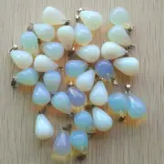 Wholesale 50pcs Opal Stone Water Drop Shape Pendant Bead 20X13mm