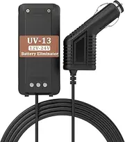 [BAOFENG] UV-13 Radio Battery Eliminator Car Charger for Two Way Radio Long Range UV-13 Pro Battery Replacement 7.4V GM-15 Pro Ham Radio Accessories