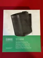 Flexson: S1-WM1021 Wall Mount for Sonos One, One SL and PLAY:1 - Each (Black)