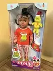 My Life As Poseable Grinch Sleepover 18” Doll - Dark Brunette Hair, Brown Eyes