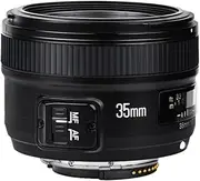 YONGNUO YN35mm F2N Lens, 1:2 AF MF Wide-Angle Fixed Prime Auto Focus Lens for Nikon DSLR Cameras