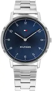 [Tommy Hilfiger] Cooper Stainless Steel Navy Dial Men's Watch