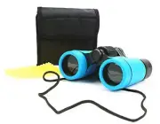 Kids Binoculars Shock Proof Toy Binoculars Set for Age 3-12 Years Old blue