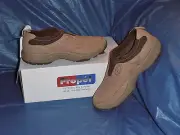 Propet Women Washable Tan Slip-on Walking Shoe, 6 1/2 M **FREE SHIPPING**