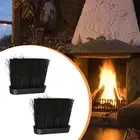 New Fireplace Brush Hearth Brushes Oblong Spare Parts Black Cleaning Fire Tools
