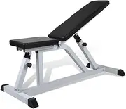 Fitness Workout Bench with Adjustable Backrest & Seat - Multi-Functional Weight Bench Set for Home Gym - 116 cm Length, Supports 100 kg