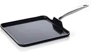 GreenPan Prime Midnight Healthy Ceramic Nonstick 28cm Griddle Pan, Black