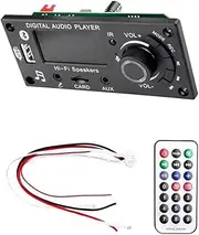 Audio Amplifier Board HiFi Bluetooth Amplifier Audio Power Class D Amplifier for Car Marine Stereo Audio Speaker, 2X 50W