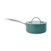 16cm Ceramic Non-Stick Saucepan - Green