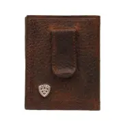 Ariat Performance Work WalletFront Pocket Bifold Money Clip Wallet Concho