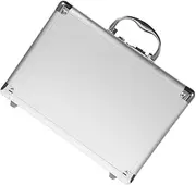 WHAMVOX Aluminum Alloy Case for Men Metal Suitcase Brief Case Look for Cameras Cosmetics