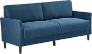 Zinus Sofa Jackie 3 Seater Couch Fabric Lounge Chair - Navy Blue