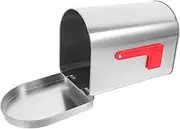 HAMPPLIES Tinplate Biscuit Tin Mailbox Multi-purpose Decorative Storage Box for Home Office Party