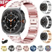 Luxury Bling Metal Watch Band Strap W/ Tool For Samsung Galaxy Watch Ultra 47mm