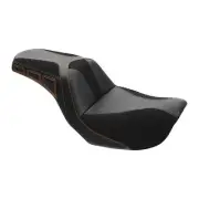 Driver Passenger Seat Fit For Harley Dyna Fat Bob Super Glide Wide Glide 06-2017