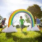 Water Play Arch Water Spray Sprinkler Toy Inflatable Toys Rainbow Sprinkler