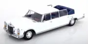 1/18 KK-SCALE MERCEDES BENZ S-CLASS 600 PULLMAN (W100) LANDAULET 1964 - WHITE
