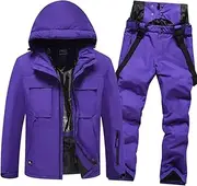 [Generic] Men Women Snow Sport Ski Set Waterproof Snowboarding Suits Mountain Female Snowsuit Warm Skiing Outfit Clothes